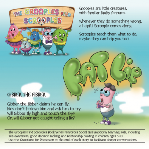 Gibber The Fibber Book Back Cover