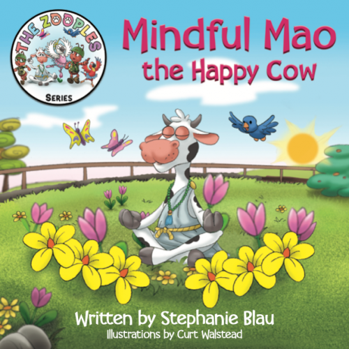 Mindful Mao the Happy Cow Book Cover