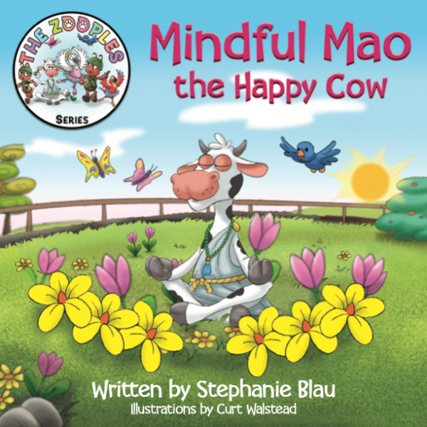 Mindful Mao the Happy Cow Front Cover Image